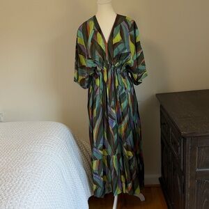 Marie Oliver Venus caftan. Tropadelic pockets!